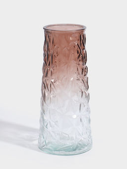 Ваза стекло настольная "Берт" 24х10,5 см, прозрачно-коричневый