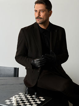 Standart Kal?p Erkek Blazer Ceket