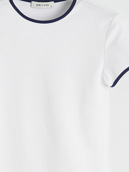 Bisiklet Yaka Kad?n Ti??rt