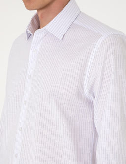 Lacivert Slim Fit _izgili Uzun Kollu G_mlek - Pierre cardin фото 7