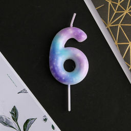 Свеча-цифра в торт 6 - Страна карнавалия фото 3