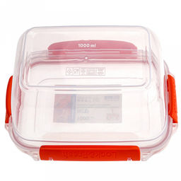 Контейнер для продуктов пластмассовый Мастер 1л, глубокий, прямоугольный, с клипсами, воздухонепроницаемый (герметичный), съемный силиконовый уплотнитель, подходит для СВЧ, цвета микс (Россия) - Домашняя мода фото 7