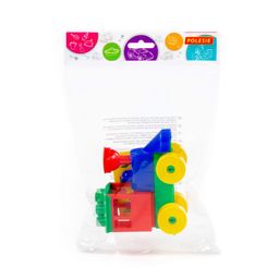 Конструктор Юный путешественник - Паровоз (9 элементов) (в пакете) - Полесье фото 5