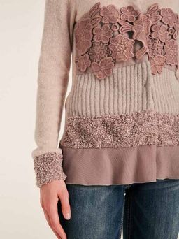 Кардиган, розовый - Linea tesini фото 5