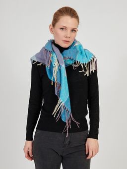 Большой  платок в стиле арт-деко в составе шерсть - Tantino фото 3