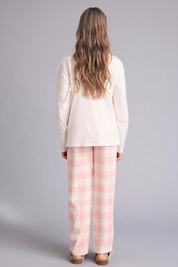 %100 Pamuk 2li Pijama Tak_m_ K_z Bebek - Defacto фото 6