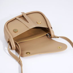 Сумка из искусственной кожи, 20х16х8.5 см, бежевый цвет - Nazamok фото 6