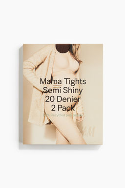 MAMA Pack de 2 medias 20 deniers