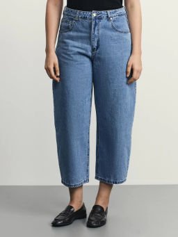 Джинсы barrel с высокой посадкой / Zarina  фото 7