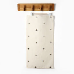 Полотенце Доляна Пчёлки 40х70см, рогожка 164 г/м2, 100% хл