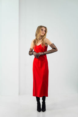 Платье Протея (красный) - Nadi bordo фото 5