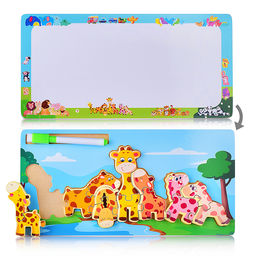 Пазл-вкладыш Жирафы