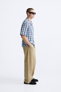 GEOMETRIC CROCHET SHIRT - Zara фото 4