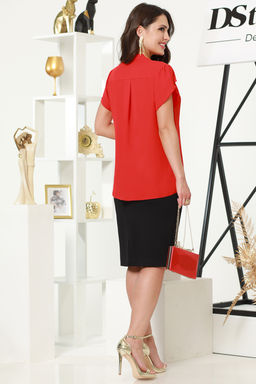 Блузка Шарлиз, рэд - Dstrend фото 5