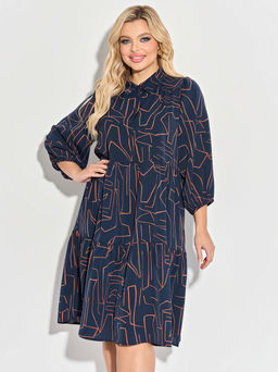 Платье 0060-28п зелёный - Dora фото 14