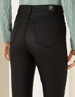 Siyah Cep Detayl_ Slim Fit Spor Pantolon