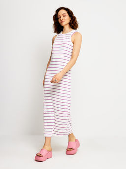 10200201014 Платье жен. Donna полоска