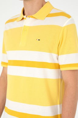 Мужская желтая футболка - U.s. polo assn фото 7