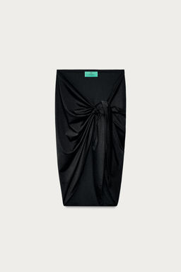 PAREO LISO MEZCLA POLIAMIDA MARISA BERENSON X ZARA / Negro