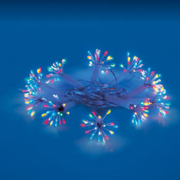 ULD-S0250-200/STA MULTI IP44 STARBURST Гирлянда светодиодная Звезда, 2,5м. 200 светодиодов. Разноцветный свет. Провод прозрачный. ТМ Uniel