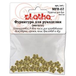 Zlatka Розетка для бус MFR-07 10 мм 20 шт 01 под античное серебро  фото 3