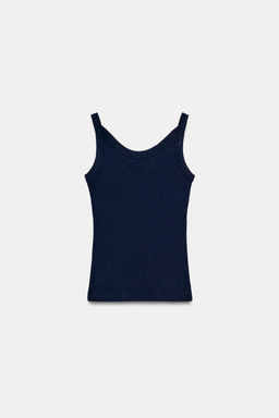 RIBBED SLOGAN T-SHIRT - Zara фото 9