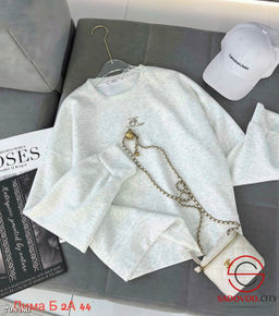 Свитшот оверсайз без принта - Bruno фото 2