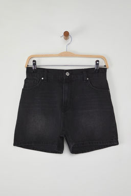 TRENDYOLMILLA Siyah Beli Lastikli City Denim Sort TWOSS25SR00153  фото 6