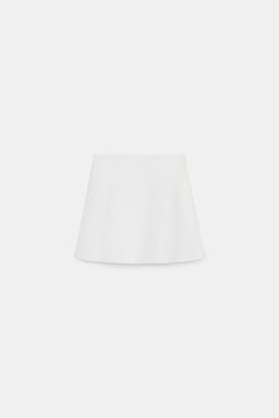 FALDA MINI PUNTO / Blanco - Zara фото 3