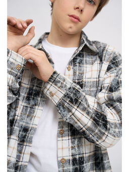 Рубашка серый CN25113FL1 - Nota bene фото 15