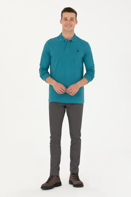 U. S. Polo Assn Мужские брюки из плотной ткани антрацитового цвета - U.s. polo assn фото 17