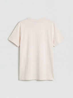 Bisiklet Yaka Los Angeles Bask?l? Kad?n Ti??rt