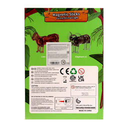 Конструктор магнитный «Животные сафари», 6 деталей