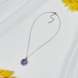 Кулон из Аметиста на цепочке 45 см +