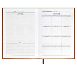 Ежедневник датированный 2024 ESCALADA, А6+, 176 л., арт. 63793/ 20 САРИФ-ЭКОНОМ КОРИЧНЕВЫЙ  фото 7