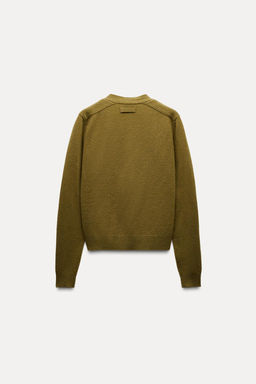 100% WOOL BASIC CARDIGAN - Zara фото 5