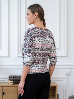 06-844 Джемпер - Вишня фото 4