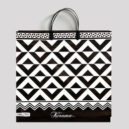 Цена за 5 шт. Пакет «Керама», полиэтиленовый с пластиковой ручкой, 37×35 см, 90 мкм