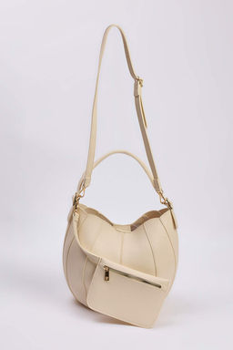 Bej Dikisli Yavrulu Kad?n El ve Omuz Kese canta TAKAW26OC00017