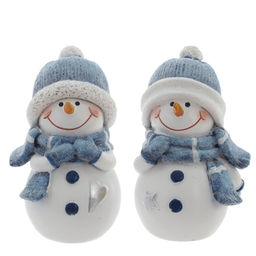 Фигурка декоративная "Снеговик", L5 W5 H8 см, 2в.