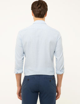 Mavi Slim Fit Uzun Kollu G_mlek