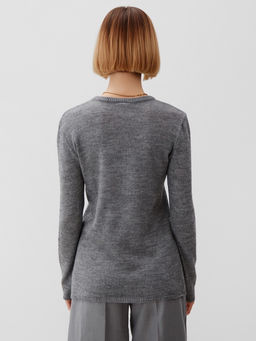Джемпер женский MINAKU: Knitwear collection, серый, размер 48