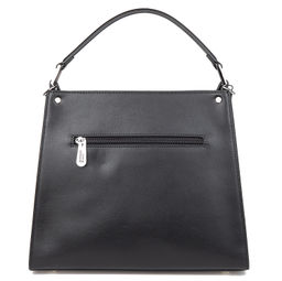 TH-879-1 black женская кожаная сумка "Тоут" Barcelo Biagi