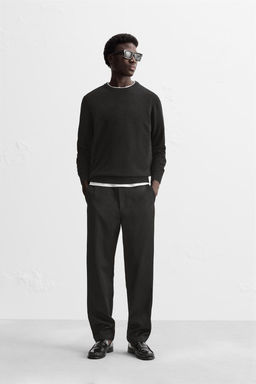 COTTON - WOOL TROUSERS