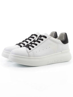 03-YC151-2 WHITE Кроссовки женские (натуральная кожа)
