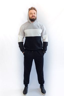 Футер 3х нитка ПЕТЛЯ Мужской костюм ColourBlock