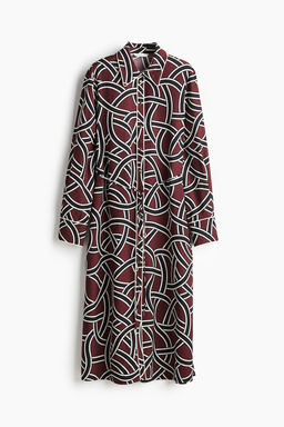 Vestido estampado con cinturon de anudar - H&m фото 4
