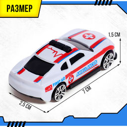 Набор машин Скорая помощь, 5 штук - Simaland фото 4