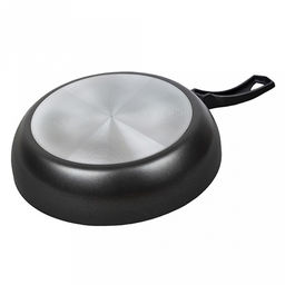 "Атлас" Сотейник с антипригарным покрытием д24см, h6,3см, s1,5мм, стеклянная крышка, бакелитовая ручка (Россия)