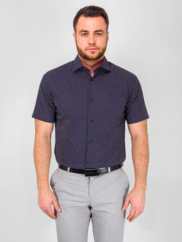 Сорочка мужская короткий рукав GREG 263/109/2188/Z/1  фото 7